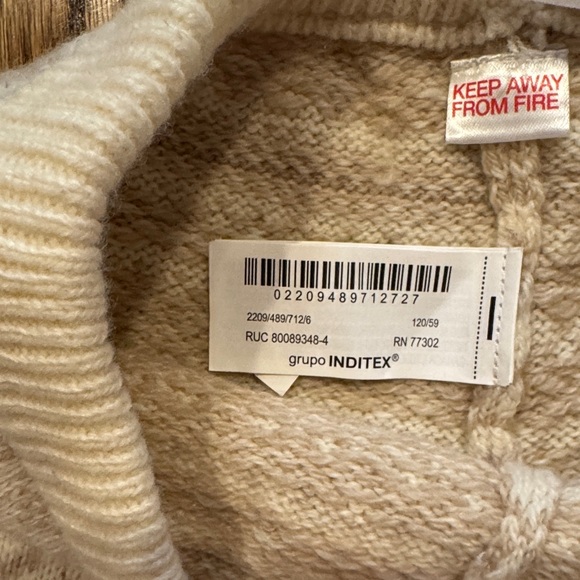 Zara Cream Knit Sweater set - Picture 6 of 10